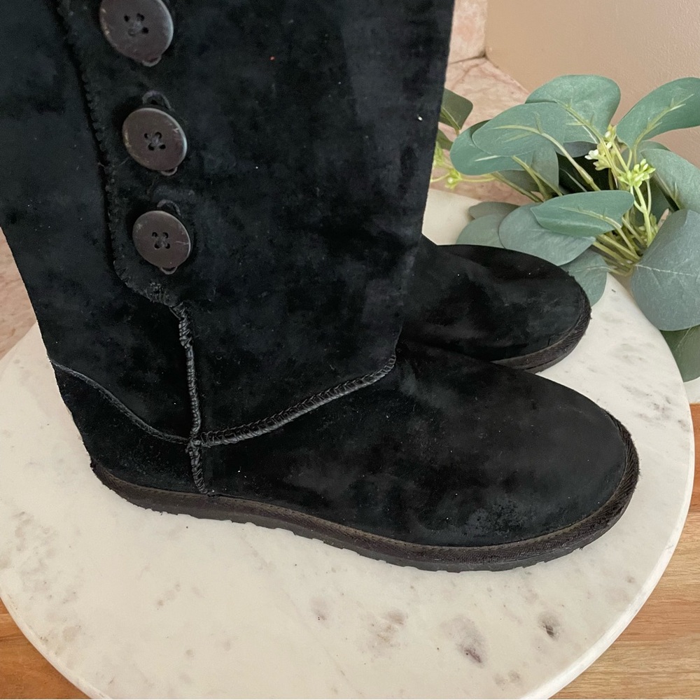 Ugg Lo Pro Suede Button Foldover Boot - image 4